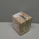 Sumnacon Tissue Box Cover Square Tissue Box with Lid, Metal Tissue Box Holder Stylish Tissue Cover Cube Tissue Box Cover for Bathroom Toilet Kitchen Table Desk Home Office, Gold