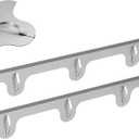 Stove Gap Covers - 2 Pack Stainless Steel Stove Gap Filler, Heat Resistant Oven Gap Filler - Length 23.4" Width 0.79", Spring Clip Design Non-Slip Stove Guard Between Stove Top & Counter - Silver, Fixed 23.4"