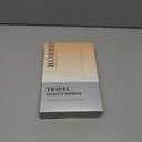 2 x Travel Makeup Mirror with Time & Temperature Display, 2000mAh Rechargeable Battery, 7.5" Portable Foldable Lighted Mirror with 148 Led Lights, 3 Color Lighting Modes, Touch Dimming