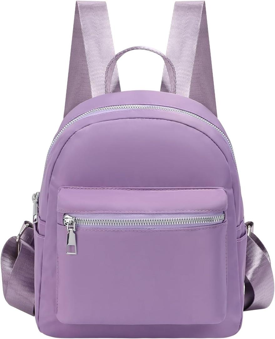 Etercycle Mini Backpack Purse for women, Small Backpack Purse, Shoulder Bag for Travel (Purple)
