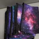 Reginary 20 Pieces Cosmetic Bag for Women, Roomy Makeup Bags with Zipper Toiletry Bag Pouch Travel Accessory Organizer Gifts, 7 x 4.3 Inches(Starry Sky)