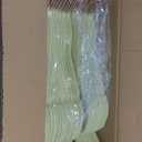 SONGMICS Velvet Hangers, Set of 50 Clothes Hanger with Rose Gold Swivel Hook, Non-Slip, and Space-Saving, 0.2-Inch Thick, 17.1-Inch Long for Coat, Shirt, Dress, Pants, Tie, Lime Green UCRF021GR50