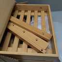 Bamboo Under Sink Organizer and Storage, 2 Tier Pull Out Cabinet Organizer, Slide Out Under Sink Storage Shelf, Undersink Organizers Shelves for Kitchen Bathroom Organization (Nature, 2 Packs)