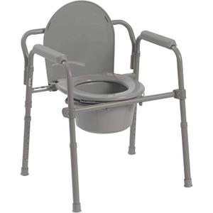Steel Folding Bedside Commode