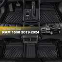 TTX LIGHTING Floor Mats for 2019-2024 Dodge RAM 1500 Crew Cab New Body