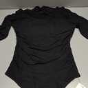 FeelinGirl Lightweight Breathable Bodysuit No Wedgies Smooths Curves Body Suits Women's Bodysuits Long Sleeve Body Suit. Size M