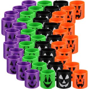 Pack of 48 Magic Springs for Halloween Party Favors, Mini Magic Springs Toys for Kids-Perfect for Trick or Treat Party Supplies