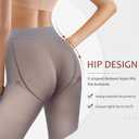 EXQUISLIFE Fleece Lined Tights Sheer Women - Fake Translucent Warm Pantyhose Leggings Sheer Thick Tights, for Winter (Black)
