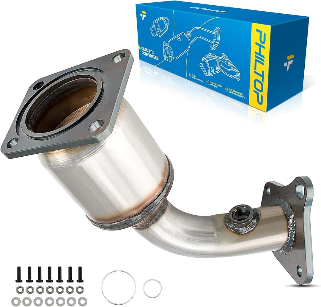 PHILTOP Catalytic Converter Compatible with Nissan Maxima 3.5L 2004-2008, Quest 3.5L 2004 2005 2006, Altima 3.5L 2002-2006 Direct Fits16438, 641522, 40552 Catalyst Convertor (EPA Complaint)