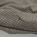 H.VERSAILTEX Super Stretch Individual Seat Cushion Covers Sofa Covers Couch Cushion Covers Slipcover Sets Thick Jacquard Textured Twill Fabric (2 Piece Medium Sofa Cushion Covers, Taupe)