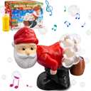 Santa Bubble Blower, Automatic Bubble Machine Toy with Music & Lights, Funny Santa Claus Bubble Blowing for Kids, Santa Indoor & Outdoor Party Entertainment for Christmas