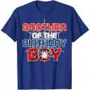 9 Year Old Birthday Brother Of The Birthday Boy T-Shirt S