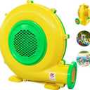 1100Watt/1.5HP High Power Air Blower for Large Inflatables, GONFLABLE Inflatable Bounce House Blower, Portable Fan Pump Leaf Blower Corded Commercial for Bouncy Castle, Jumper, Water Slide