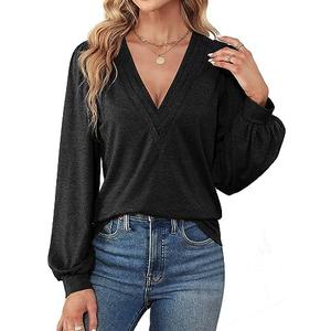 Agnes Urban Womens V Neck Long Sleeve Tops Dressy Casual Fall Shirts Puff Sleeve Loose Tunic Trendy Tops Blouses, size XL Agnes Urban Womens V Neck Long Sleeve Tops Dressy Casual Fall Shirts Puff Sleeve Loose Tunic Trendy Tops Blouses, size XL