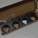 2026 Upgrade Multi Microphone Holder for Mic Stand Storage Organizer for Handheld Dynamic Wired and Wireless Mics Wall Mount or Rubber Padding to 5/8"-27 or 3/8"-16 Threaded - Up to 4 Mics