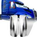 High Soar Chrome Door Mirror Covers for Volvo VNL Trucks 04-17, Driver & Passenger Side, Left & Right Side (A Pair)