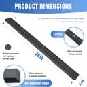 Hidden Double-Sided Island Countertop Support Bracket 2 Pack Black 36 Inch Heavy Duty Granite Countertop Bracket for Kitchen Islands Breakfast Bars