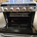 AMZCHEF RV Gas Range 21 Inches Tall,1.77 Cu.Ft Propane Range Oven with 3 Burners Stove for RV, Apartment, Mobile Home, Stainless Steel.