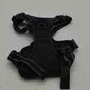 rabbitgoo Dog Harness No Pull with 2 Leash Clips, Adjustable Soft Padded, Reflective Oxford No Choke Pet Vest with Easy Control Handle for Medium Sized Dogs, Black, M