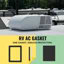 11" x 14" RV A/C Gasket Replacement, One-Piece Leak-Proof Foam Seal, Cut to Size for Foam Block Kit & Plenum Divider, Roof Seal Kit for Leak Repair, Gap Filling & Vibration Reduction