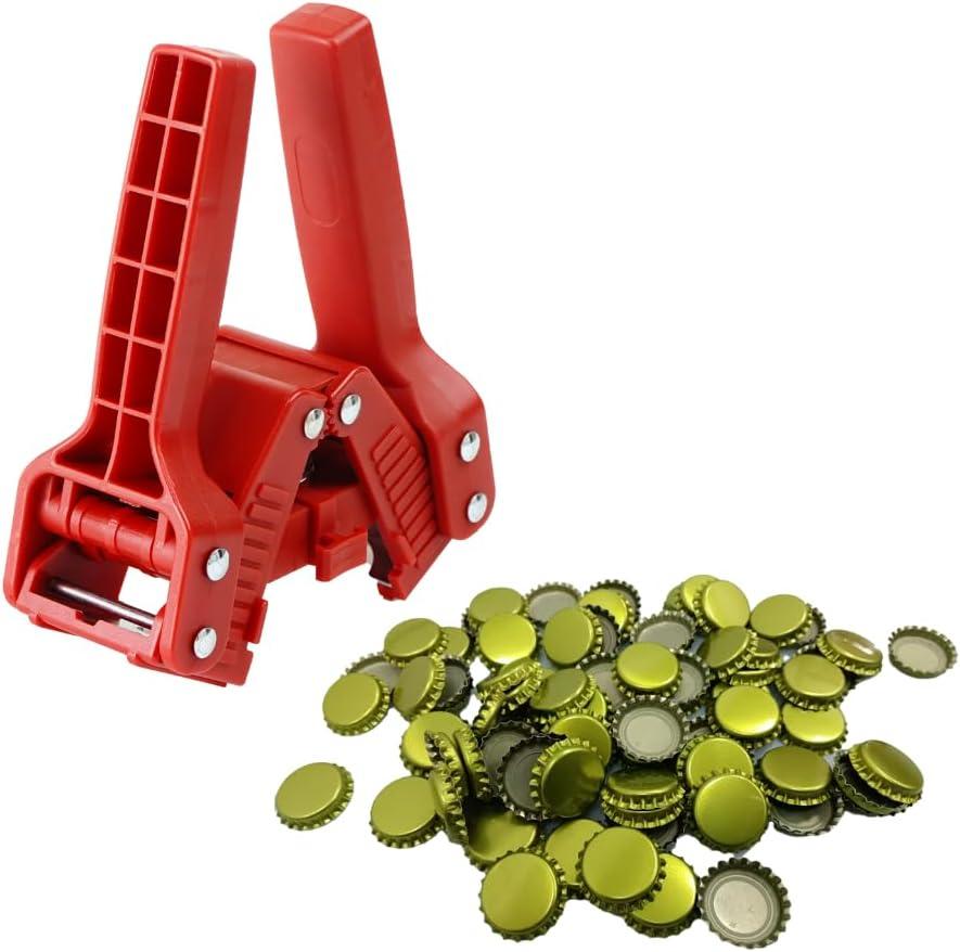 Manual Beer Bottle Capper, 26mm Cap Sealer for Home Brewing, Easy to Use