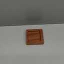 Ceremony Wooden Box With Cut Out ( Brown )