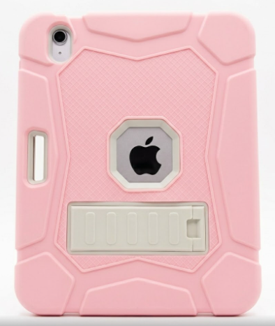 Soke Case for iPad (A16) 11th Generation 11-inch 2025, iPad 10th Generation 10.9-inch 2022, with Built-in Screen Protector and Kickstand, Rugged Full Body Protective Cover - New Rose Gold