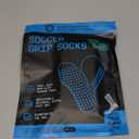 Lux Dual Grip Socks - Soccer Grip Socks for Men and Women. GripArray Performance & Comfort (Small, White)