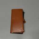 XcaseBar compatible with iPhone 17 Pro Max 6.9" Wallet case with Zipper Credit Card HolderRFID Blocking,Flip Folio Book PU Phone case Shockproof Cover Women Men for Apple 17 Pro Max case Light Brown