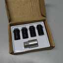 24216 Wheel Locks Nut M14x1.5 Fit for Acura MDX, Cadillac Escalade, Ford Explorer, Chevrolet Silverado, Toyota Tundra, Dodge RAM 13/16" Hex Key Cone Seat Wheel Lock Set