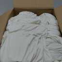 60ft×20ft Ivory Ceiling Drapes for Weddings Parties,12 Panels 5×20ft Long Ceiling Curtain for Tent Canopy,Wrinkle Free Silk Easy to Draping&Hang Ivory Drapes for Event Church Stage Photo Bedroom