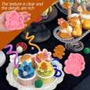 3 x 4 Pcs Christmas Santa Claus Silicone Molds, Snowflake Chocolate Fondant Mold, for Cupcake Toppers Cake Decorations Candy Sugar Craft Chewing Gum Desktop Decor Ornaments Resin Pendant Clay