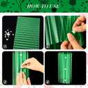 Queekay 12 Pcs Rose Cones for Winter Protection, 16.5 x 9 Inch Winter Rose Collars Bush Cover for Keep Warm, Protecting Plants from Wind Blows Freeze Animals Eating Indoor Outdoor Gardens (Green)