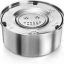 Coloch No Spill 3L Dog Water Bowl, 101oz Stainless Steel Dog Water Feeder No Drip Slow Pet Bowl with Floating Disk Large Capacity Pet Drinking Dispenser Vehicle Carried Travel Water Bowl for Dogs, Cat