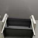 Pull Down Shelf for Kitchen Upper Cabinet, Heavy Duty Cabinet Organizer Large Storage Space, 26-28 Inch Width, White