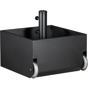 Patio Umbrella Base with Wheels, Heavy Duty Umbrella Base Stand with Fillable Planter, 150LBS Capacity Umbrella Stand for Outdoor, Patios, Gardens