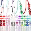 156 Pcs Beadable Bookmarks DIY Metal Bar Bookmarks Bead Gifts Set 6 Beads Bookmark 150 Rhinestone Loose Bead for Student Teacher Birthday Supplies(Classic,Multicolored)