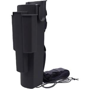 Window Cleaning Holster with Belt - Detachable Side Bucket Squeegee Holder Tool Belt (Black)