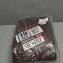 16 x 20 FT Waterproof Heavy Duty Tarp, 10 Mil Thick, Outdoor Furniture Covers, Plastic Insulated Tarpaulin for Camping Tent Roof Boat Patio Pool Cover, Large & Small Multi-Size Tarps, Brown/Black