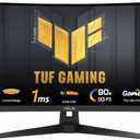 ASUS TUF Gaming 34” Ultra-Wide Curved Monitor (VG34VQ3B) – 21:9 QHD (3440x1440), 180Hz, 1ms, Extreme Low Motion Blur Sync, FreeSync Premium, Speaker, 90% DCI-P3, DisplayWidget Center 