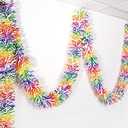 TCDesignerProducts Metallic Rainbow Twist Garland - 4 Inches x 25 Feet Long