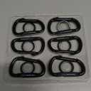 Carabiner Clip - Heavy Duty Carabiners Carabeaner D Ring Shape,Key Chain Clip Hook,Keychain Clip,Multipurpose for Camping, Hiking,Backpacking or Other Outdoor Activities.