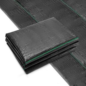 6.5FT x 32FT Weed Barrier Control Woven Garden Weed Landscape Fabric Heavy Duty Ground Cover