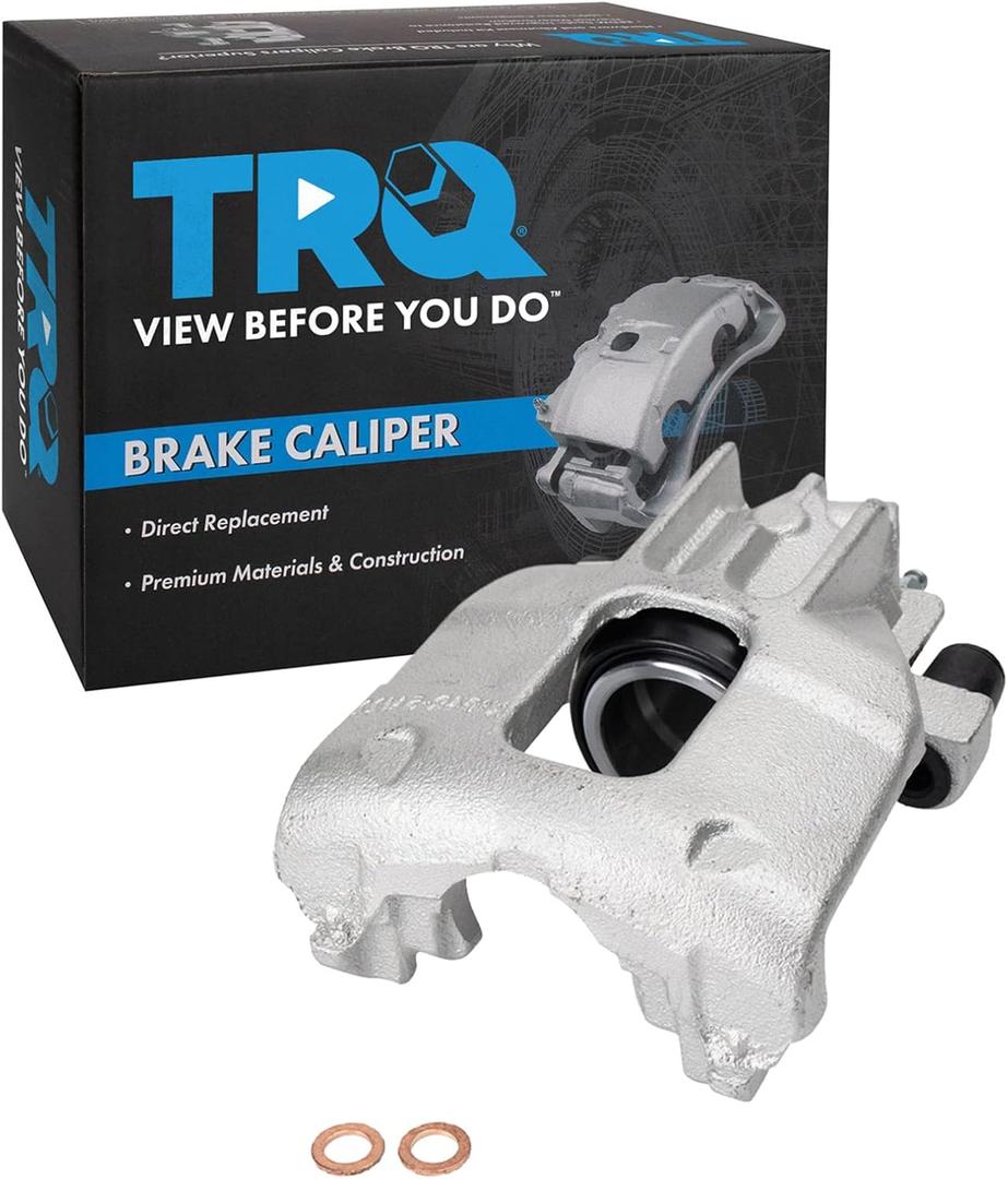 TRQ Front Right Brake Caliper Passenger Side Compatible with 2000-2004 Ford Focus