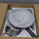 60 Inch Ceiling Fans with Lights, Large Modern Black Ceiling Fan with Light and Remote Control, 6 Double Sided Blades, 6 Speed Reversible Motor, Dimmable LED, Silent Timing, Indoor Outdoor Patio Use