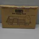 Sakugi Dish Drying Rack in Sink - Expandable Stainless Steel Dish Rack Over the Sink, Kitchen Sink Drain Strainer with Cutlery Holder & Cup Holders, 15.4 x 9.8 x 3.0 Inch, Silver