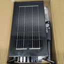 Solar Lights Outdoor Motion Sensor, 6500K Dusk to Dawn LED Solar Street Light with Remote Control, IP65 Waterproof Solar Flood Lights for Outside Garden Yard,1PC (White)