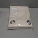 NICETOWN Natural Linen Curtains 84 inch Long 2 Panels Set, Grommet Top Thick Linen Burlap Semi Sheer Vertical Drapes Privacy Assured with Light Filtering for Bedroom/Living Room, W55 x L84