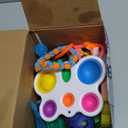 Fidget Poppers Pack  50 Pcs Fidget Toys, Party Favors for Kids 8-12, Stocking Stuffers, Bulk Sensory Toys for Classroom Treasure Box Prizes, Goodie Bags, Birthday Gifts