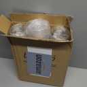 Eupako 8 oz Plastic Cups with Lids 100 Sets, Disposable Clear Cups with Lids, Cold Drink Containers for Beverage, Parfait, Smoothie